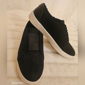 Cole Haan Grand.OS Slip-On Sneakers – Black Suede – Size 7.5